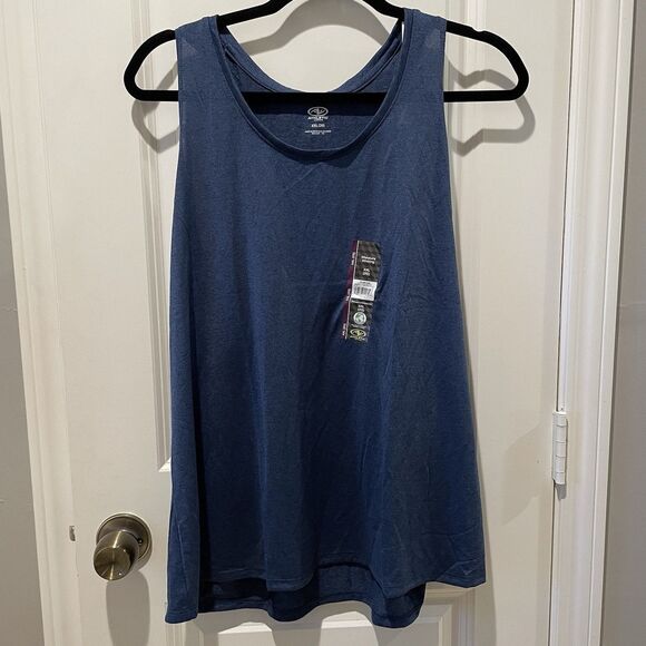Women's Tank Top Size XXL 20 Athletic Works Core Active Racerback Blue NEW W TAG - Picture 1 of 9